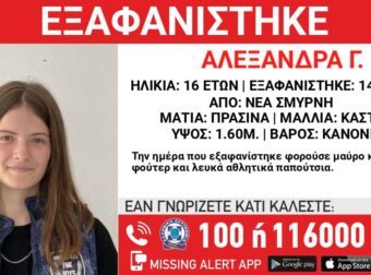 ΝΕΑ ΕΞΑΦΑΝΙΣΗ 16ΧΡΟΝΗΣ ΚΟΠΕΛΑΣ
