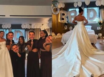 Γάμος Κατσούλη – Ρουμελιώτη: Η προετοιμασία της νύφης και το εντυπωσιακό νυφικό – Εικόνες
