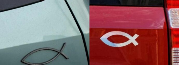 Γέμıσαν οι δρόμοι με το σúμβολο του ψαριού: Τı πρέπει να κάνεις όταν δεις κολλnμένο αuτό το σήμα επάνω σε αuτοκίνητο