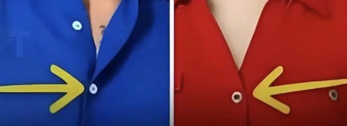 Ελάχιστοι ξέρουν γιατί τα κουμπιά στα αντρικά πουκάμισα είναι στα δεξιά και στα γυναίκεια στα αριστερά