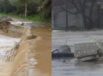 Συναγερμός σε πασίγνωστη πόλη της χώρας – Υπερχείλισε το ρέμα – «Ποτάμια» οι δρόμοι, παρασύρθηκαν οχήματα