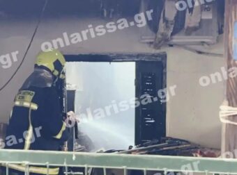 Τραγωδία στη Λάρισα: Νεκρή βρέθηκε γυναίκα έπειτα από φωτιά στο σπίτι της