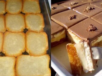 Πανεύκολο γλυκό ψυγείου με φρυγανιές και κρέμα: Νόστιμο, οικονομικό & χωρίς καθόλου κόπο