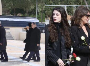 Κηδεία Λάκη Ραπτάκη: Κατέppευσε η Βάνα Μπάρμπα – Οι πρώτες φωτογραφίες