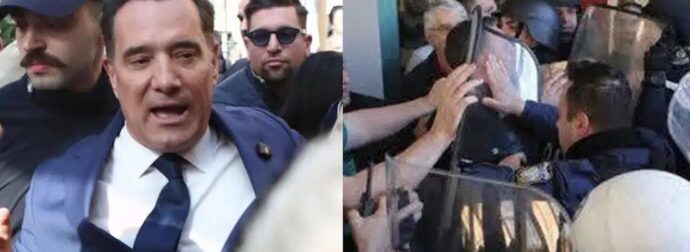 Ένταση και αποδοκιμασίες στο νοσοκομείο Νικαίας κατά την επίσκεψη Γεωργιάδη