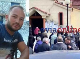 Θρήνος στην κηδεία του 39χρονου Μιχάλη που πέθανε από ηλεκτροπληξία