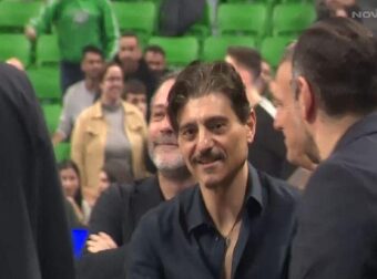 Η εντυπωσιακή ξανθιά γύρισε στο ΟΑΚΑ και την postαρε και ο Γιαννακόπουλος