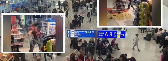 Χαμός στο «Ελευθέριος Βενιζέλος»: Άνδρας έμαθε ότι ακυρώθηκε η πτήση του και έσπασε τα πάντα στο αεροδρόμιο, δείτε βίντεο