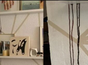 Μια μαύρη ουσία έσταζε από τον τοίχο τους. Όταν κατάλαβαν ήταν αργά