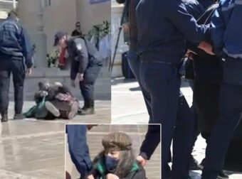 Χαμός με την Ελένη Λουκά στην κηδεία της Μαρινέλλας – Ξάπλωσε κάτω και φώναζε