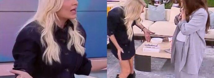 Ξετρελάθηκε η Σκορδά: Μίλησε στην κοιλίτσα της τραγουδίστριας – «Γεια σου ομορφιά μου»