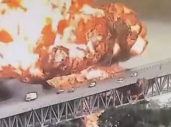 ΙΣΧΥΡΗ ΕΚΡΗΞΗ ΣΕ ΒΥΤΙΟΦΟΡΟ ΚΑΥΣΙΜΩΝ ΣΤΟΝ ΠΑΝΑΜΑ