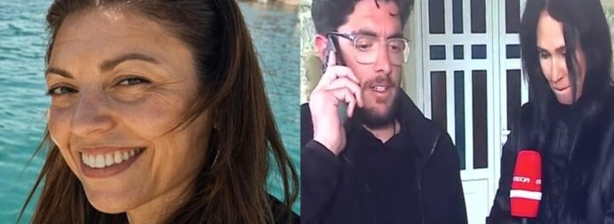 Μέσα σε ένα κλίμα βαθιάς οδύνης και ανείπωτης θλίψης- Κατέρρευσε ο γιος της Ελευθερίας Γιακουμάκης στην κηδεία