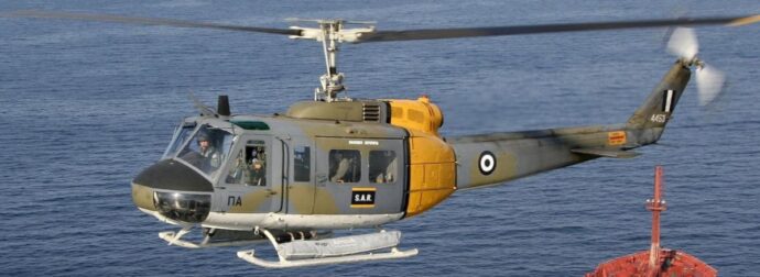 ΠΛΗΡΩΜΑ ΕΛΙΚΟΠΤΕΡΟΥ ΤΗΣ ΠΟΛΕΜΙΚΗΣ ΑΕΡΟΣΠΟΡΙΑΣ ΠΟΥ ΠΕΤΟΥΣΕ ΠΑΝΩ ΑΠΟ ΤΟ ΗΡΑΚΛΕΙΟ ΚΡΗΤΗΣ ΔΙΑΚΟΜΙΣΘΗ ΣΤΟ ΝΟΣΟΚΟΜΕΙΟ