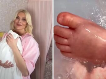 Κατερίνα Καινούργιου: Έκανε τη νεογέννητή κόρη της Ξένια μπάνιο – Όλοι σχολάζουν το ίδιο