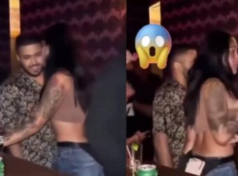 Viral βίντεο: Δύο φίλοι φιλιούνται με την ίδια κοπέλα σε μπαρ – Η ανατροπή