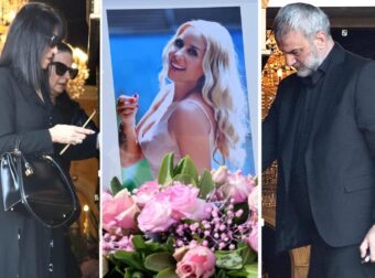 Όλοι εχθές έψαχναν να δουν τι έγραφε το στεφάνι του Δέλλα, στην κηδεία της Μαστροκώστα – Κυκλοφόρησε μόνο 1 φώτο – Οι 5 λέξεις