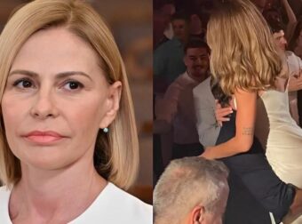Τζένη Μπαλατσινού: Με κίτρινη τουαλέτα στο γλέντι για τον γάμο της κόρης της στη Μεσσηνία-Άφαντος ο υπουργός Κικίλιας