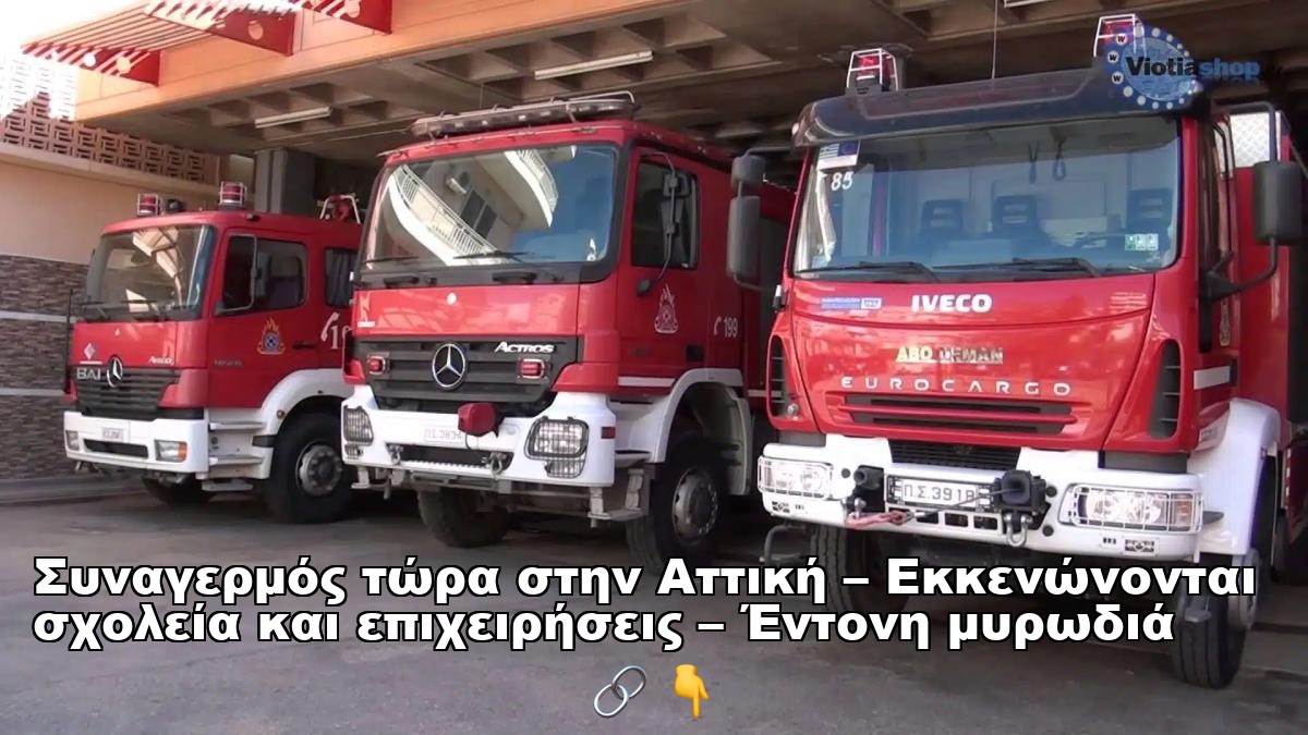 Συναγερμός τώρα στην Αττική – Εκκενώνονται σχολεία και επιχειρήσεις – Έντονη μυρωδιά