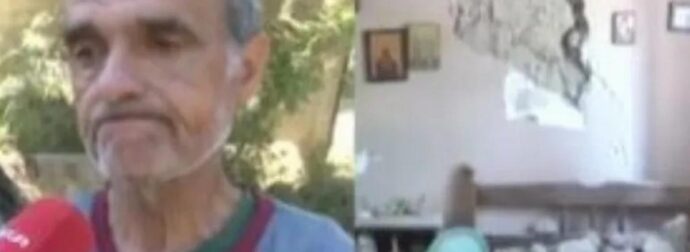 «Θέλουμε την βοήθεια του κράτους»: Συγκλονίζει ο κύριος Νίκος που καταστράφηκε το σπίτι του από τους σεισμούς στην Εύβοια