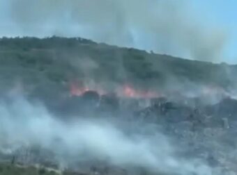 Μεγάλη φωτιά κοντά στη Θεσσαλονίκη– Στη μάχη εναέρια μέσα, εστάλη 112