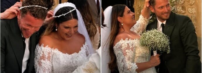 Δανάη Μπάρκα: Ανακοίνωσε την εγκυμοσύνη στο τραπέζι του γάμου – Η τρυφερή αφιέρωση στον σύζυγό της