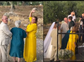 Βίκυ Σταυροπούλου: Τι έκανε όλη την ώρα στο γάμο της Δανάης Μπάρκα και του Φάνη Μπότση – Την κοιτούσε όλη η εκκλησία