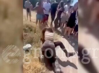 Άγρια ξύλο μεταξύ μαθητριών έξω από σχολείο – Ζητωκραύγαζαν και τραβούσαν βίντεο οι συμμαθητές τους