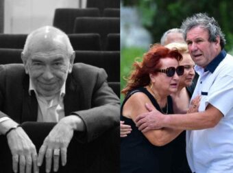 Σκηνές αρχαίας τραγωδίας στην κηδεία του Σωτήρη Τσόγκα: Υποβασταζόμενη και σε πολύ άσχημη κατάσταση η σύζυγός του Μαίρη Ράζη – Συγκλονιστικές εικόνες