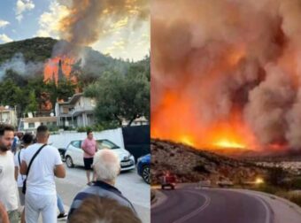 Μεγάλη Φωτιά στα Σπάτα – Συναγερμός στην Πυροσβεστική για την Πύρινη Λαίλαπα που “Σαρώνει”