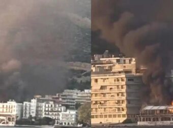 Λουτράκι: Συναγερμός στην Πυροσβεστική, δίπλα σε σπίτια οι φλόγες.