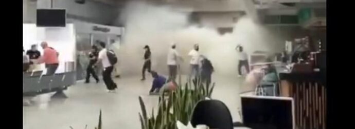 Σοκαριστικές εικόνες: Σκηνές πανικού στο Αεροδρόμιο – Έτρεχαν όλοι να σωθούν την ώρα του σεισμού στη Βενεζουέλα