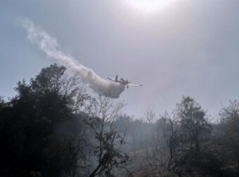 Φωτιά στη Φθιώτιδα: Ενισχύθηκαν οι δυνάμεις – Δύο μηνύματα από το 112 – Εκκενώθηκε το χωριό Σφάκα