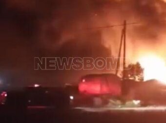 Εικόνες αποκάλυψης στη Λάρισα: Μεγάλη φωτιά σε εργοστάσιο ανακύκλωσης στο Κιλελέρ – Ήχησε το 112