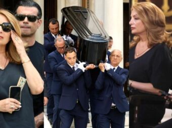 Κηδεία Μάρως Κοντού Τώρα: Σκηνές αρχαίας τραγωδίας με την “κόρη” της Άντζελα Γκερέκου, «Καλό ταξίδι μαμά…» – Έκλαιγαν όλοι στην Εκκλησία