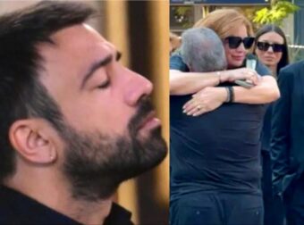 Ψέλισε μόνο αυτήν την λέξη στην Άντζελα Γκερέκου και κατέρρευσε: Ράκος ο Ανδρέας Γεωργίου στην Κηδεία Μάρως Κοντού – Συγκλονιστική στιγμή