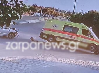 Τραγωδία : Βίντεο σοκ από τη σύγκρουση ασθενοφόρου του ΕΚΑΒ με ΙΧ  – Ένας νεκρός