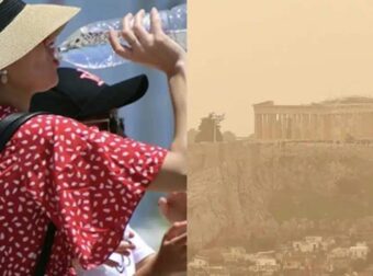 Καιρός: Καύσωνας με 38άρια και δυνατά μελτέμια έως 8 μποφόρ – Οι 7 περιοχές με αφρικανική σκόνη