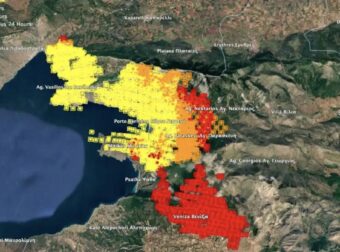 ΕΚΤΑΚΤΟ: Φωτιά στα Μέγαρα: Σύγκρουση και πτώση δύο ελικοπτέρων τύπου Bell – Οι πρώτες πληροφορίες