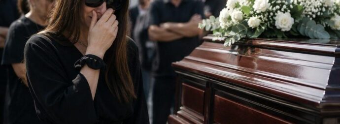 Κηδεία Κόκοτα: Κατέρρευσε η χήρα – Τα ουρλιαχτά πόνου μόλις είδε το φέρετρο μπροστά της