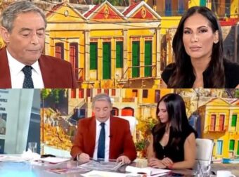 Αμηχανία στον αέρα για την Ανθή Βούλγαρη: Το πρωτοσέλιδο εφημερίδας για την υπόθεση με τον σύζυγό της και η άβολη στιγμή στην εκπομπή