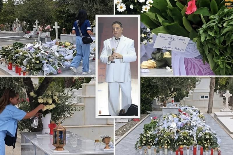 Βουβό προσκύνημα στον τάφο του Γιώργου Μαζωνάκη – Λουλούδια, σημειώματα και τραγούδια του στο Γ’ Κοιμητήριο